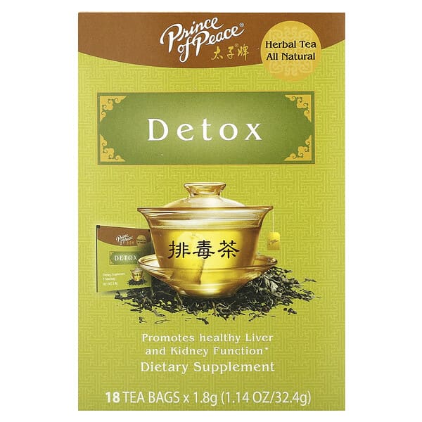 Herbal Tea, Detox, 18 Tea Bag, 1.14 oz (32.4 g)