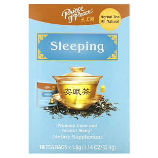 Prince of Peace, Té de hierbas, Para dormir`` 18 bolsitas de té, 32,4 g (1,14 oz)