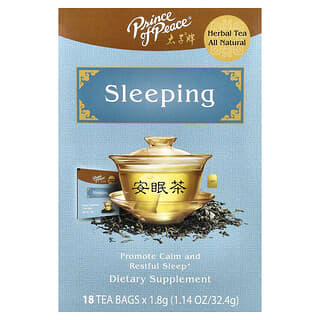 Prince of Peace, Herbal Tea, Sleep, 18 Tea Bags, 1.14 oz (32.4 g)