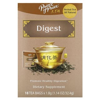 Prince of Peace, Tisane, Digest, 18 sachets de thé, 32,4 g