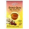 Растворимый напиток, чай с красным фиником Dong Quai, без кофеина, 10 пакетиков, 180 г (6,3 унции)
