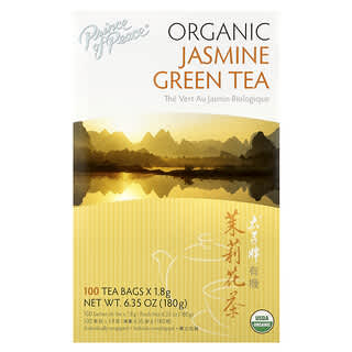 Prince of Peace, Organic, Té verde de jazmín, 100 bolsitas de té, 1.8 cada una