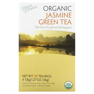 برينس أوف بيس‏, شاي أخضر عضوي بالياسمين ، 20 كيس شاي ، 1.27 أونصة (36 جم)