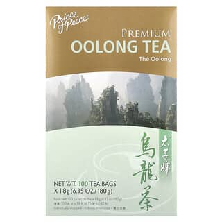 Prince of Peace, Chá Oolong Premium, 100 Saquinhos de Chá, 1,8 g (0,064 oz) Cada