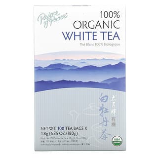 Prince of Peace, на 100% органический белый чай, 100 чайных пакетиков, 180 г (6,35 унции)