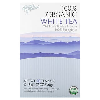 Prince of Peace, 100% органический белый чай, 20 чайных пакетиков, 36 г (1,27 унции)