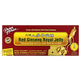 Prince of Peace, Gelée royale de ginseng rouge, liquide buvable, 30 ampoules, 0,34 fl oz (10 ml) chacune