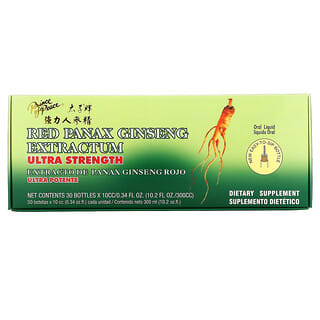 Prince of Peace, Red Panax Ginseng Extractum, Ultra Strength, 30 Bottles, 0.34 fl oz (10 cc) Each