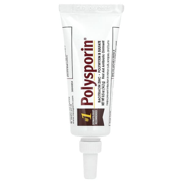 Polysporin, Antibiotic Ointment, 0.5 oz (14.2 g)