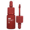 Peripera, Tinte para labios Ink Velvet, 34 Rojo ahumado, 4 g (0,14 oz)