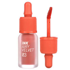 Peripera, Ink Airy Velvet Lip Tint, 03 Cartoon Coral, 4 g (0,14 oz.)