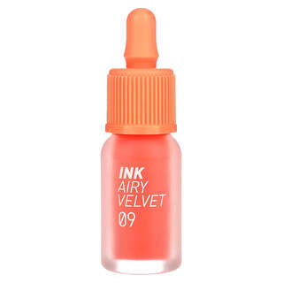 Peripera, Tinte para labios Ink Airy Velvet, 09 Coral de 100 puntos, 4 g (0,14 oz)