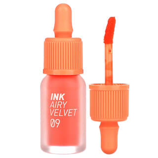 Peripera, Ink Airy Velvet Lip Tint, 09 100 Point Coral, 4 g (0,14 oz.)