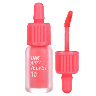 Peripera, Tinta Airy Velvet Lip Tint, 10 Twinkle Pinkism, 4 g (0,14 oz)