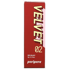 Peripera (بيريبيرا)‏, ملون شفاه Ink Velvet ، 02 لون وردي داكن سيليب ، 0.14 أونصة (4 جم)