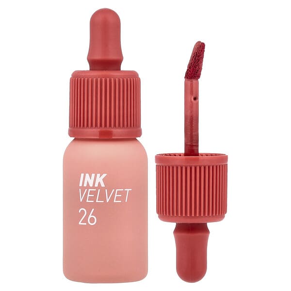 Peripera, 잉크 벨벳 립 틴트, 26 웰메이드 누드, 4g(0.14oz)
