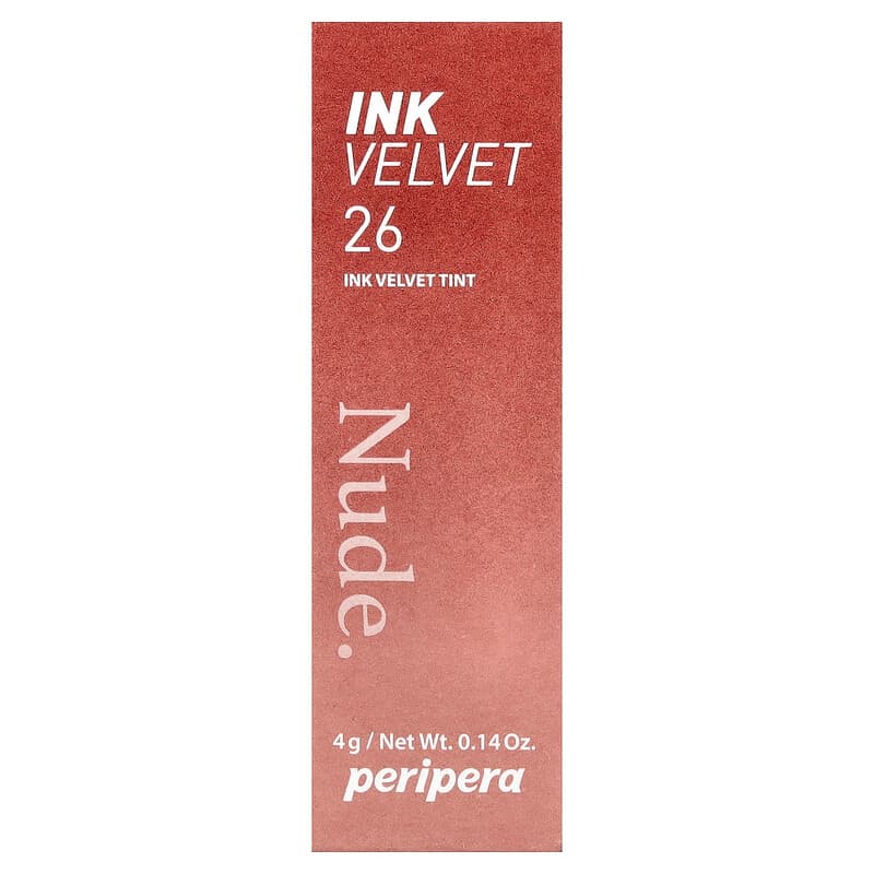 Ink Velvet（インク ベルベット）リップ ティント、26 ウェル メイド