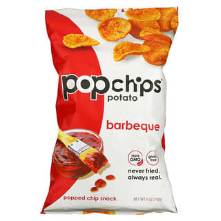 Popchips, Popped Potato Chips, Original, BBQ, 5 oz (142 g)