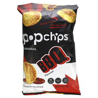 Popchips, Popped Potato Chips, Original, BBQ, 5 oz (142 g)