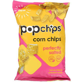 Popchips, 玉米片，適當鹽含量，5 盎司（142 克）