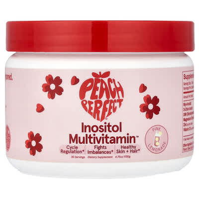 Peach Perfect, Inositol Multivitamin™, Pink Lemonade Flavor, 4.75 oz (135 g)