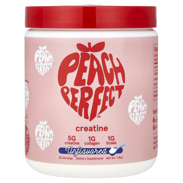Peach Perfect, Creatine, Unflavored, 7.4 oz