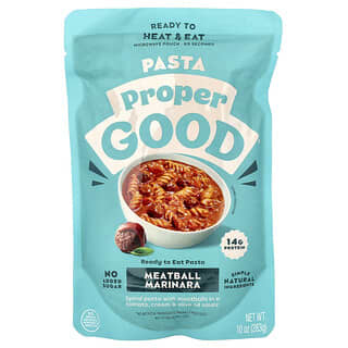 Proper Good, Inc, Pâtes marinara aux boulettes de viande, 283 g