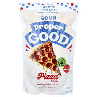 Proper Good, Inc, Soupe à pizza, Pepperoni, tomate et fromage, 340 g