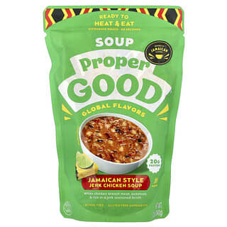 Proper Good, Soupe de poulet au jerk, moyen, À la jamaïcaine, 340 g