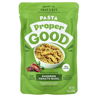 Proper Good, Inc, Pasta lista para comer, Tomate deshidratado y albahaca, 283 g (10 oz)