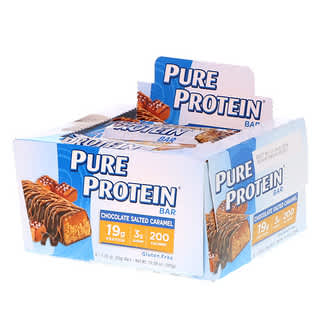 Pure Protein, Barra de Caramelo Salgado com Chocolate, 6 Barras, 50 g (1,76 oz) Cada
