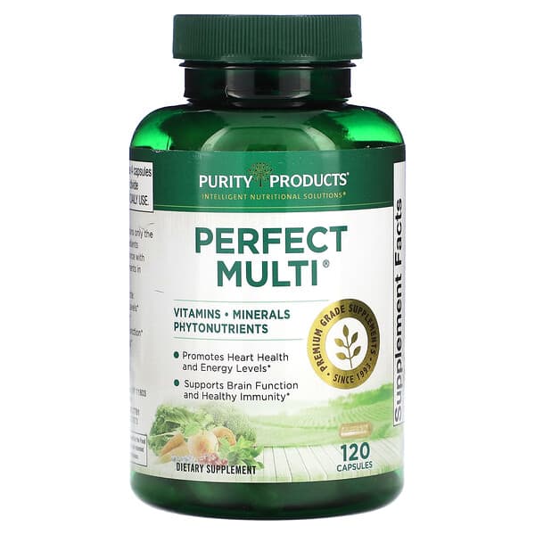 Purity Products, Perfect Multi, 120 Capsules