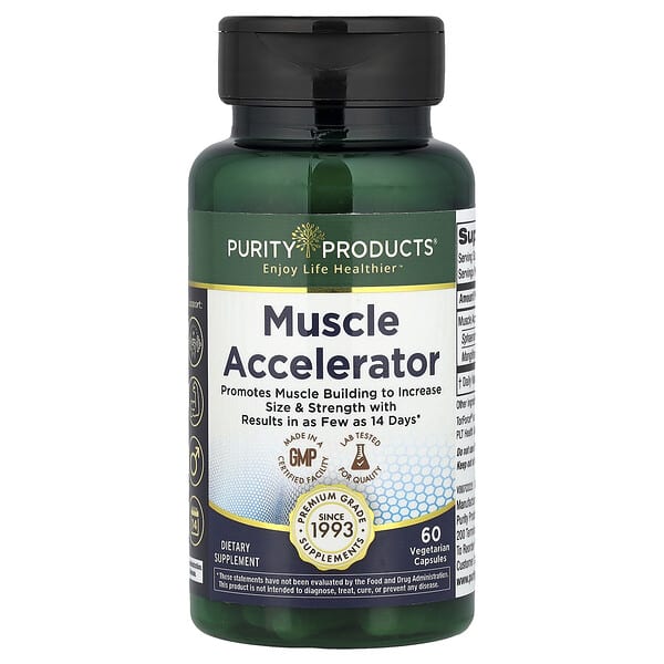 Purity Products, Muscle Accelerator, 60 Vegetarian Capsules