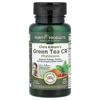 Purity Products, Christ Kilham's Green Tea CR, фитосомы, 60 вегетарианских капсул