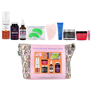 iHerb Exclusive, iHerb International Women's Day Bag, 10 Piece Kit