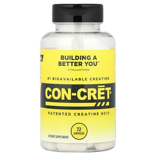 Con-Cret Creatine HCl, 750 mg, 72 капсули