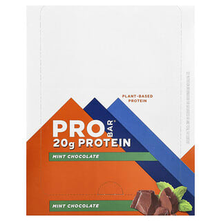 ProBar, Eiwitreep, Mint Chocolade, 12 Repen, 2.47 oz (70 g) Elk