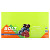 Bolt ، أقراص قابلة للمضغ بالطاقة العضوية ، نكهة التوت ، 12 كيس طاقة ، 2.1 أونصة (60 جم) لكل كيس