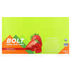 Bolt ، قطع مضغ عضوية بالطاقة ، فراولة ، 12 كيس طاقة ، 2.1 أونصة (60 جم) لكل كيس