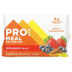 ProBar, Meal On-The-Go Bar, Wholeberry Blast, 12 Bars, 3 oz (85 g) Each