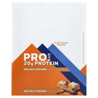 ProBar, Protein Bar, Sea Salt Caramel, 12 Bars, 2.47 oz (70 g) Each