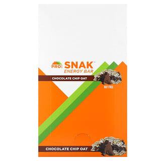 ProBar‏, חטיף אנרגיה Snak, שיבולת שועל עם שוקולד צ'יפס, 12 חטיפים, 45 גרם (1.6 אונקיות) כל אחד