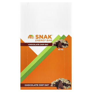ProBar, SNAK™, энергетический батончик, овсяные хлопья с шоколадной крошкой, 12 батончиков по 45 г (1,6 унции)