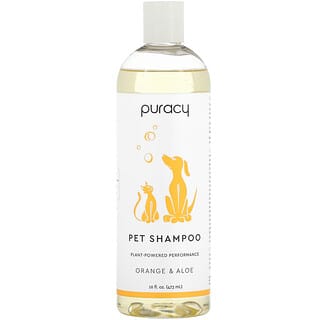 Puracy, 天然寵物洗髮水，柳丁和蘆薈，16 盎司（473 毫升）