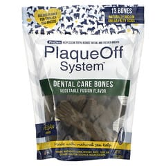 ProDen, PlaqueOff System, Dental Care Bones, For Dogs, Vegetable Fusion, 13 Bones, 17 oz (482 g)