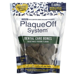 ProDen, PlaqueOff System, Dental Care Bones, For Dogs, Vegetable Fusion, 13 Bones, 17 oz (482 g)