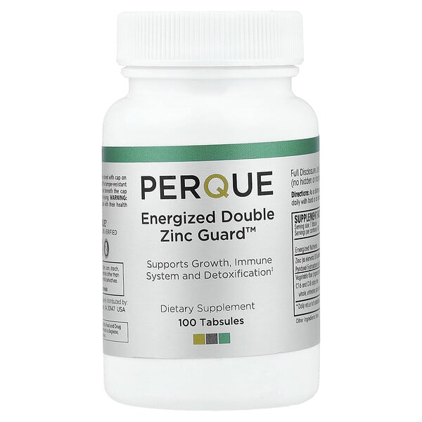 PERQUE, Energized Double Zinc Guard™, 100정