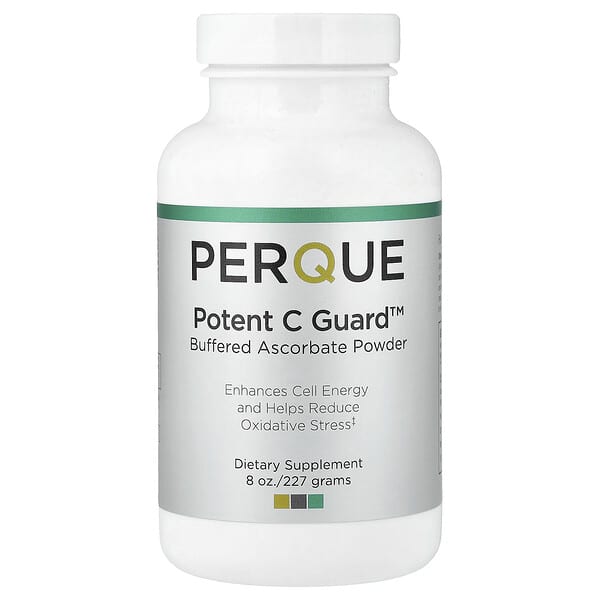 PERQUE, Potent C Guard™, Buffered Ascorbate Powder, 8 oz (227 g)
