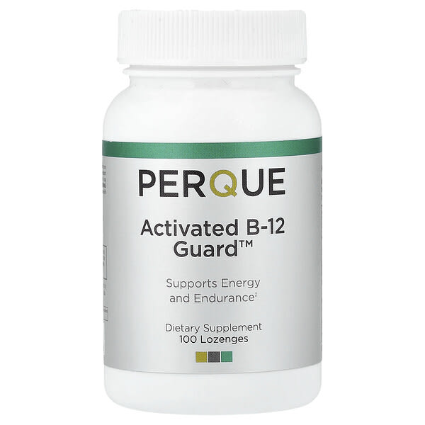PERQUE, B-12 Guard™ yang Diaktifkan, 100 Lozenges