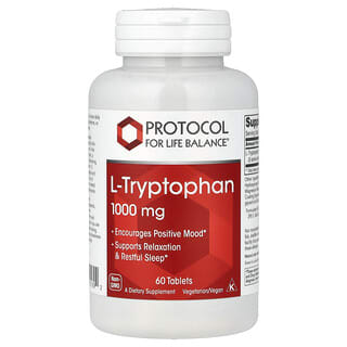 Protocol for Life Balance, L-Τρυπτοφάνη, 1.000 mg, 60 Δισκία